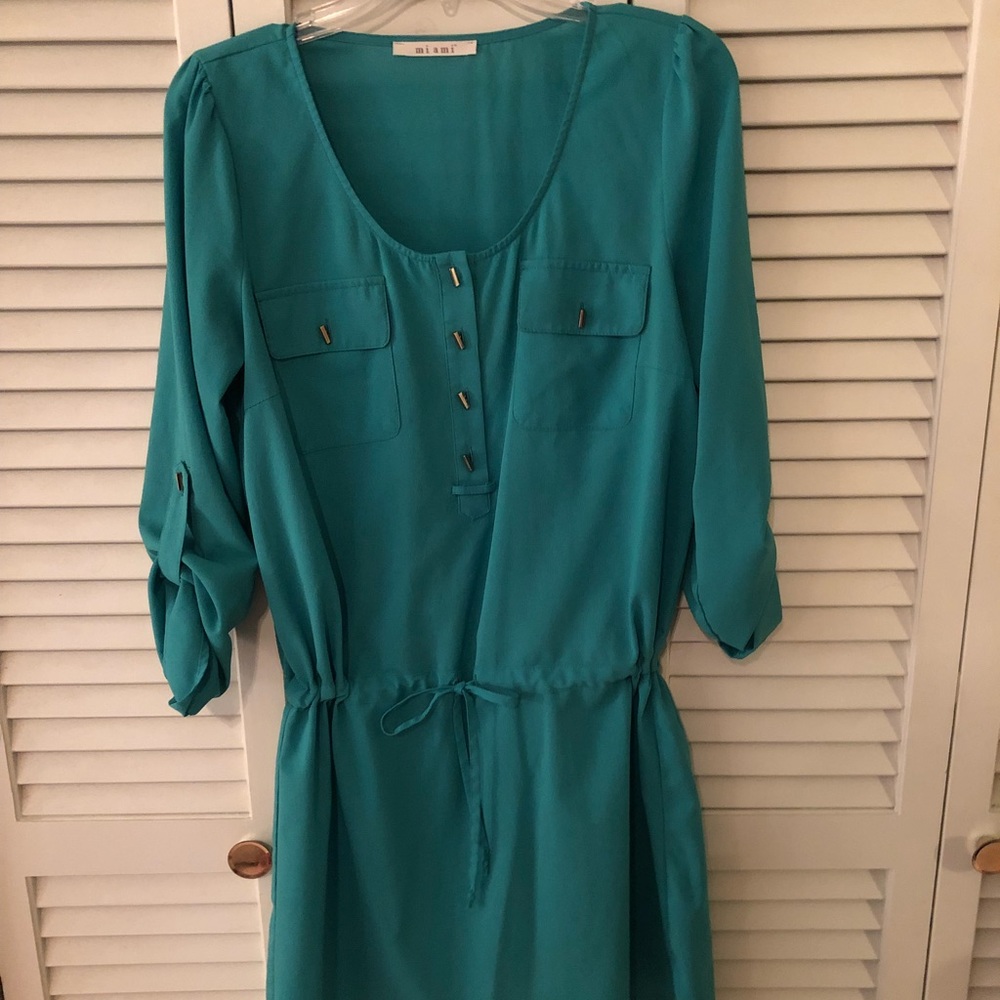 Drawstring dress - Picture 1 of 2